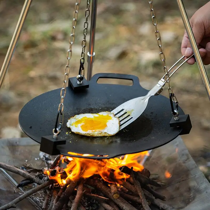 Aluminiowy trójnóg do ogniska  – Camping Cooking Pot Tripod recenzja i cena