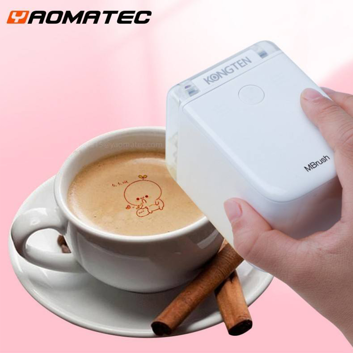 Mbrush PrintMini Przenośna Kol – Pocket Coffee Maker recenzja i cena