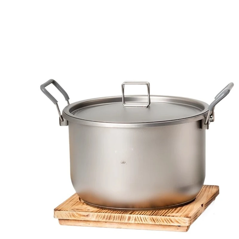 Garnek tytanowy 6L z pokrywką, – Camping Cooking Pot Large recenzja i cena