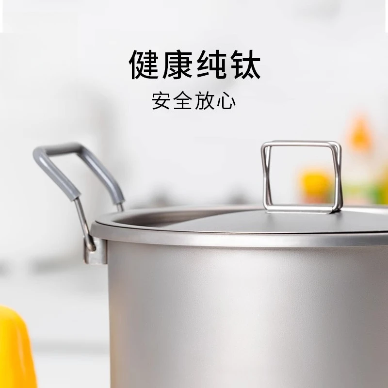 Garnek tytanowy 6L z pokrywką, – Camping Cooking Pot Large recenzja i cena