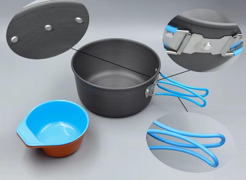 Naczynia kempingowe Zestaw gar – Camping Cooking Backpack recenzja i cena
