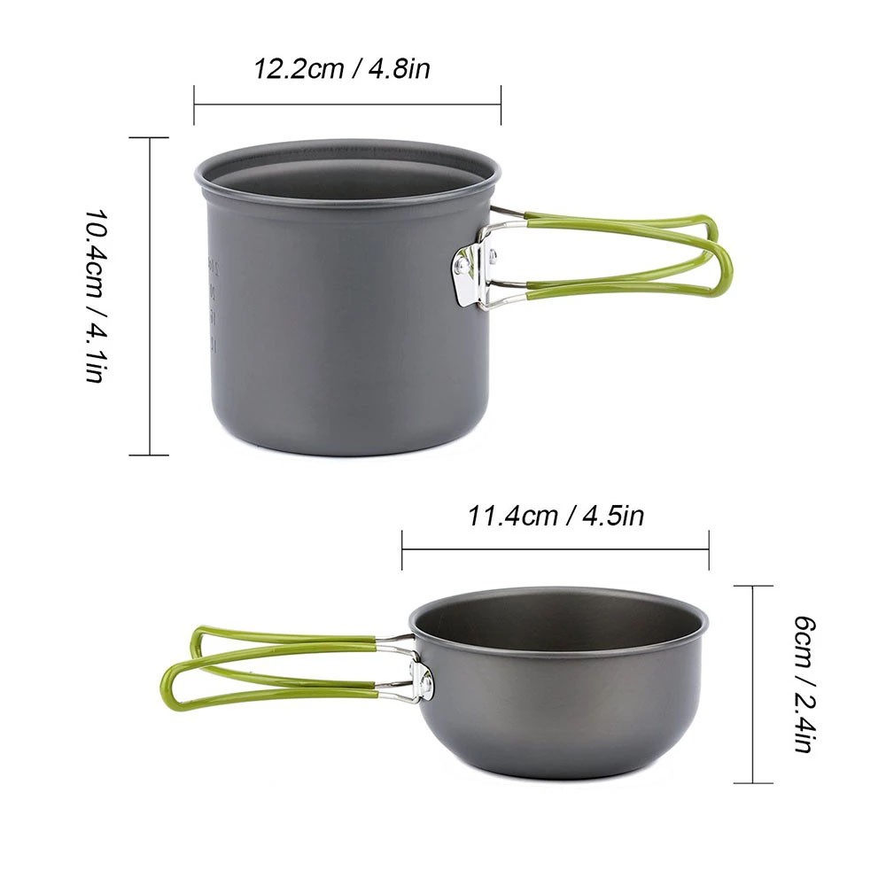 Zestaw naczyń kempingowych z k – Camping Cooking Essentials recenzja i cena