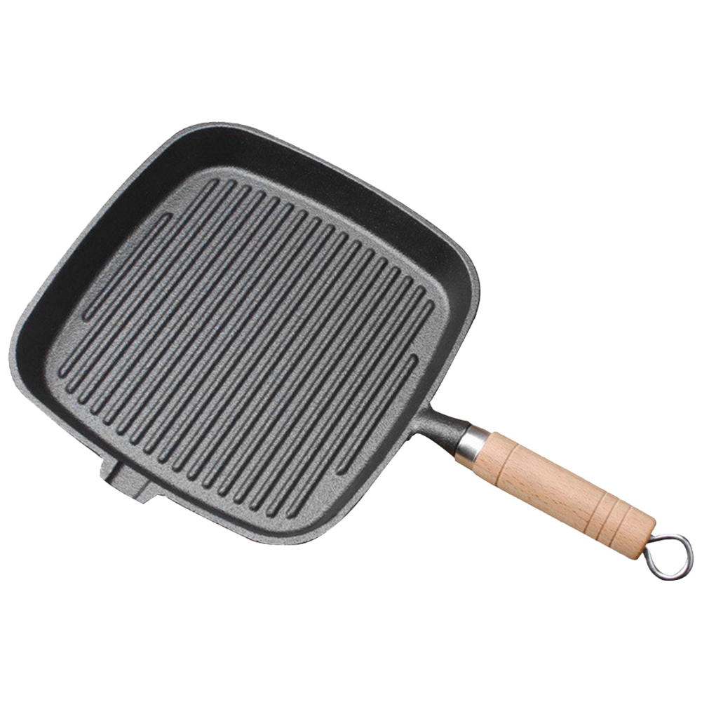 Żeliwna patelnia do steków z d – Camping Cooking Cast Iron recenzja i cena